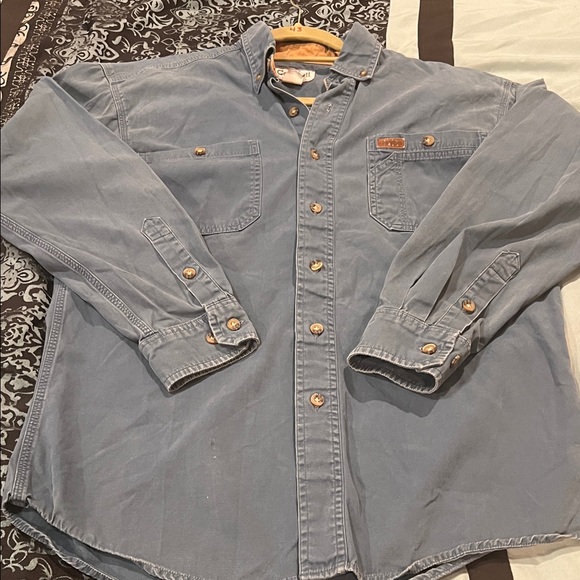 Carhartt Other - Carhartt Men's Casual Blue Button Down Shirt, nice, size small